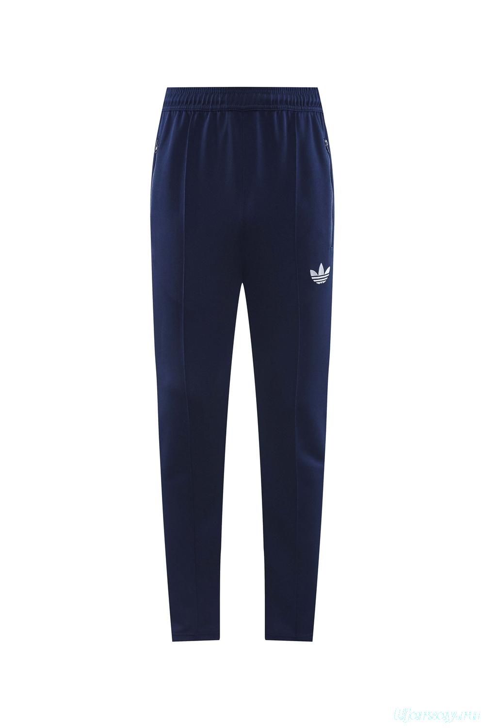 24/25 Adidas Original Navy Full Zipper Jacket +Long Pants