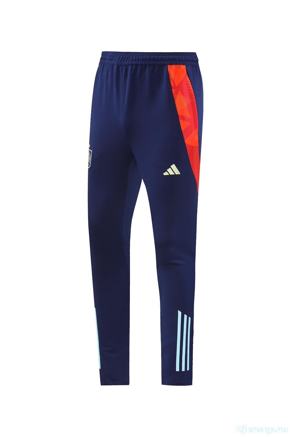 2024 Spian Red/Navy Full Zipper Jacket +Long Pants