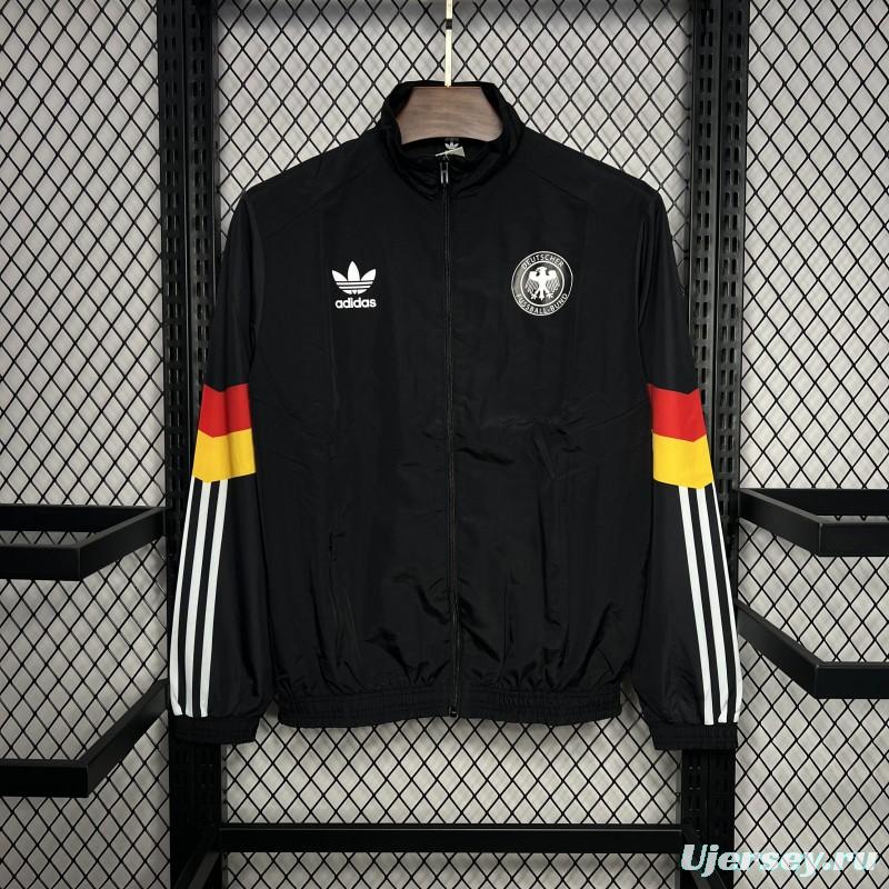 2024 Germany Black Windbreaker