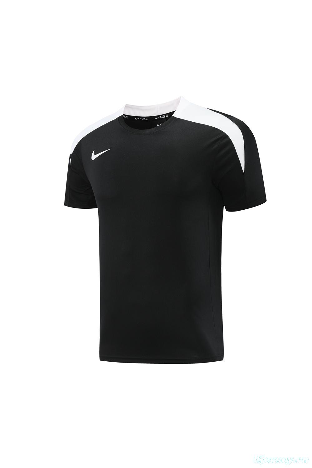 24/25 Nike Black/White Short Sleeve Jersey+Shorts