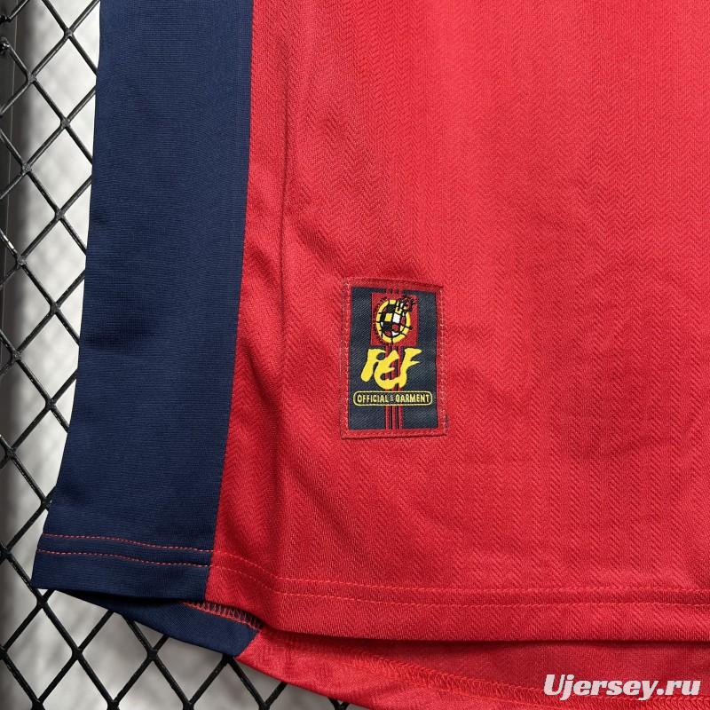 Retro 1998 Spain Home Jersey