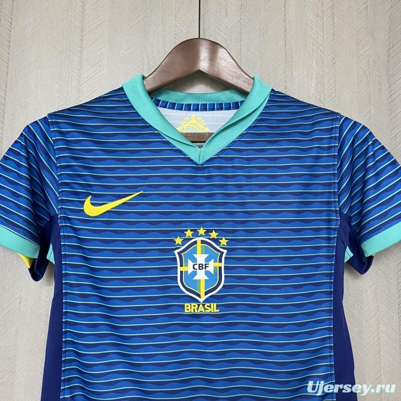 2024 Womens Brazil Away Shirt Jersey