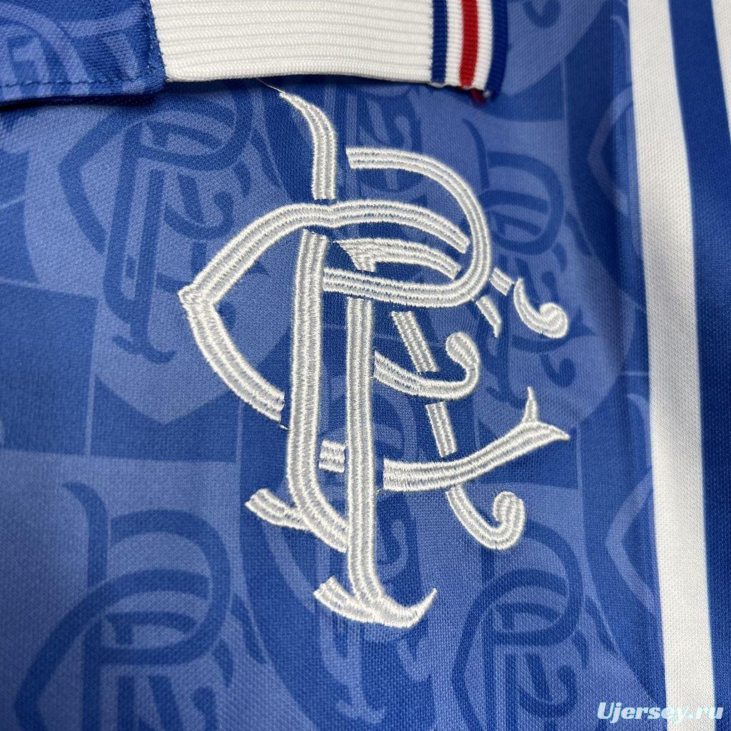 Retro 96/97 Glasgow Rangers Home Jersey