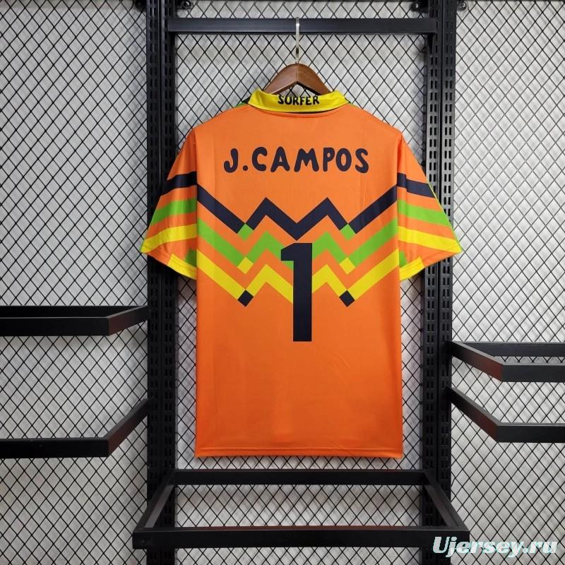 Retro 1994 Mexico Jorge Campos Home Green Goalkeeper