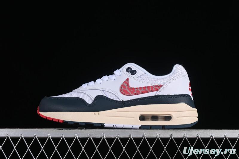 Nike Air Max 1 Premium Retro Running Shoes with Half-Sole Air Cushion - DH1348-146