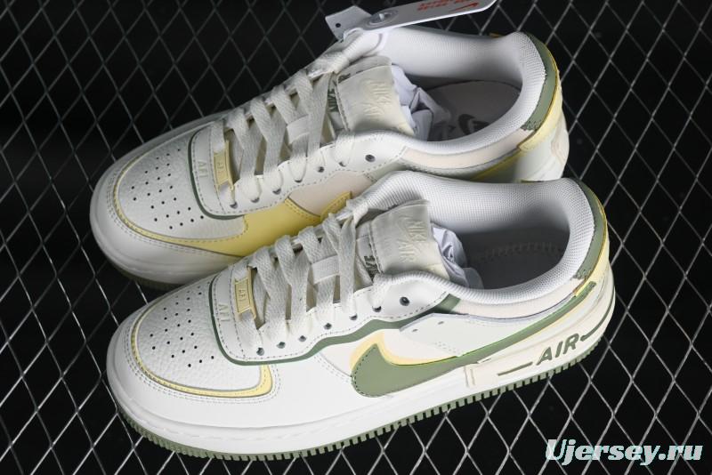 Nike Air Force 1 Shadow Low-Top Sneakers with Lightweight EVA Midsole and Anti-Slip RB Rubber Outsole - FN6335-101