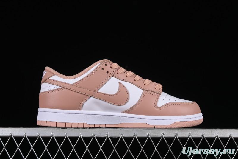 Nike Dunk Low SB Casual Sneakers with Knit Cat and Rose Pink Design - DD1503-118