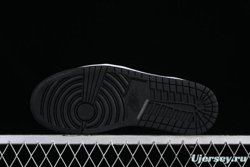 Nike Air Jordan 1 Low AJ1 Black Grey Red Hook Low-Top Culture Basketball Shoes - DC0774-062