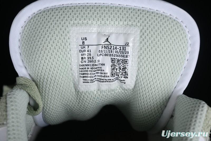 Nike Air Jordan 1 Low AJ1 Apple White Green Low-Top Lifestyle Basketball Shoes - FN5214-131