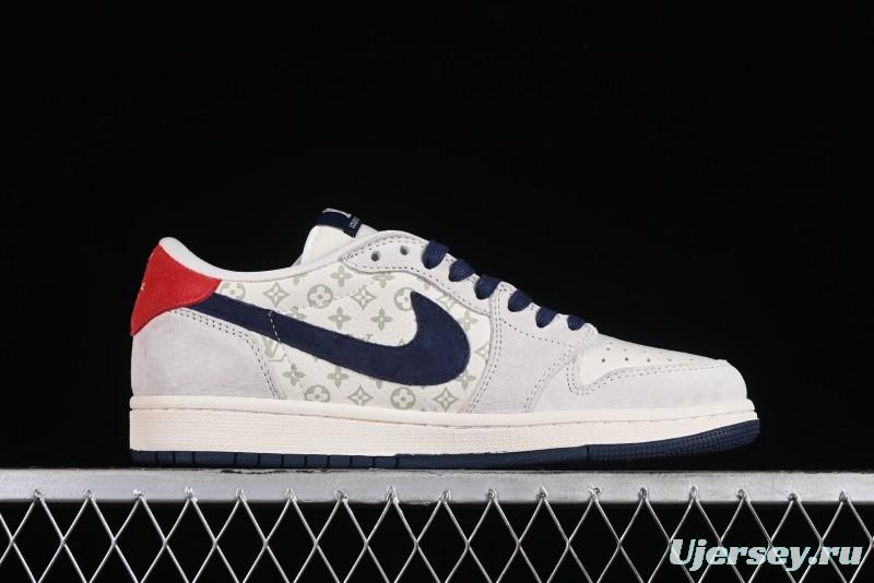 Nike Air Jordan 1 Low OG SP Travis Scott x Fragment Design Collaboration Sneakers - YQ2088-668