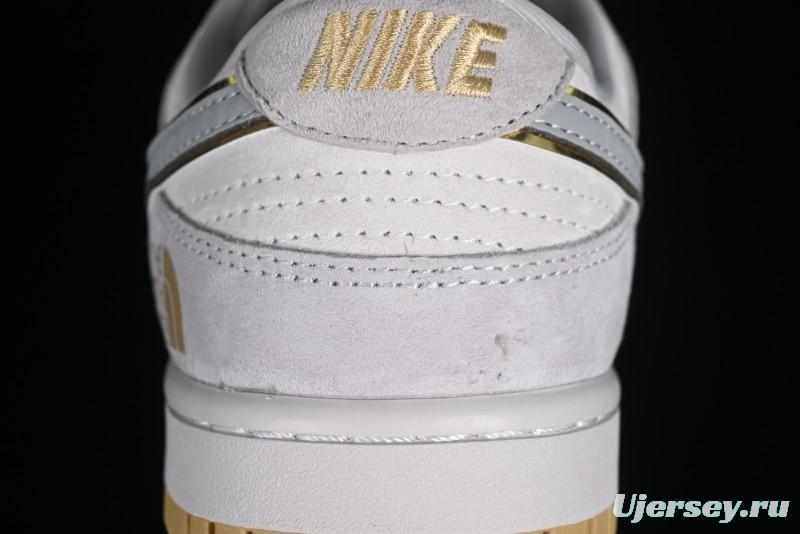 Nike Dunk Low The North Face CDG Collaboration - Gold SB Low Top Skate Shoes - DQ1098-337