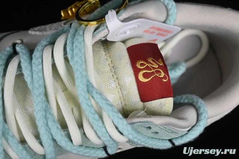 Nike SB Dunk Low Year of the Dragon Limited Edition - Gray Hook Dragon Soaring High Anniversary Premium Custom Low-Top Casual Skate Shoes - SJ2068-230