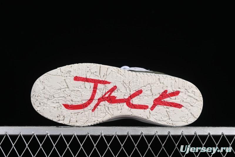 Nike Travis Scott x Jordan Cut The Check AJ1 Basketball Shoes with Velcro Strap - FZ8117-100