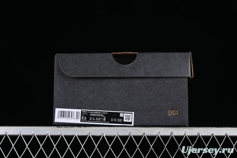 Nike Air Jordan 1 Low Golf Shoes Black Toe - DD9315-113