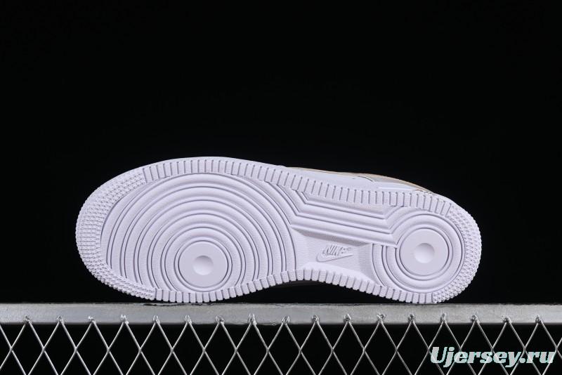 Nike Air Force 1 '07 Low Custom Official Hot-Sale Anime Theme Gradient Yellow Swoosh Casual Sneakers - FN0366-104