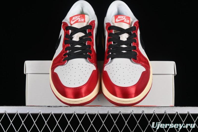 Nike Trophy Room x Jordan 1 Low OG "Away" Casual Sneakers - FN0432-100