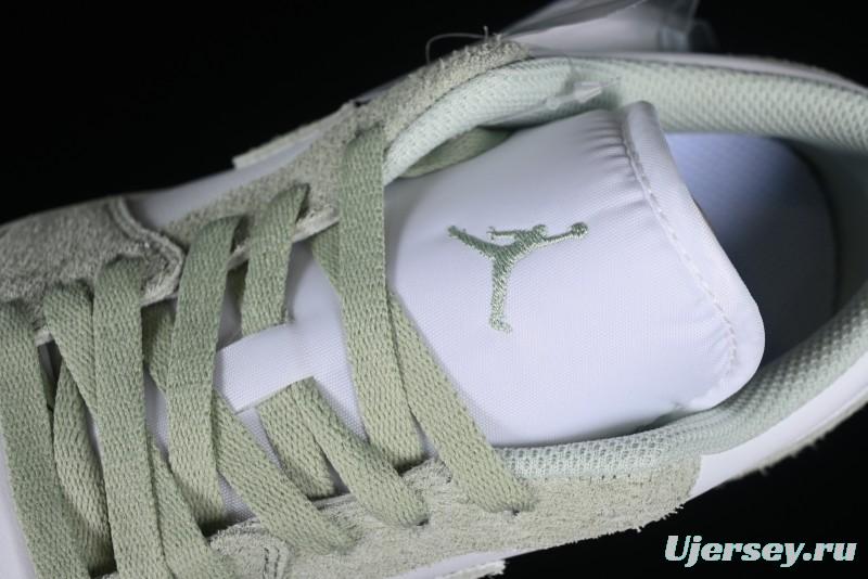 Nike Air Jordan 1 Low AJ1 Apple White Green Low-Top Lifestyle Basketball Shoes - FN5214-131
