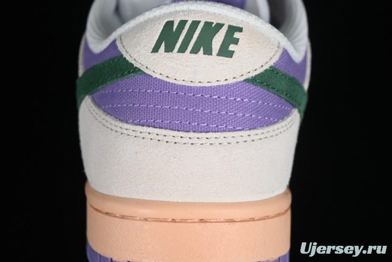 Nike SB Dunk Low Casual Skateboarding Shoes in Purple with Black Swoosh - HF5030-030