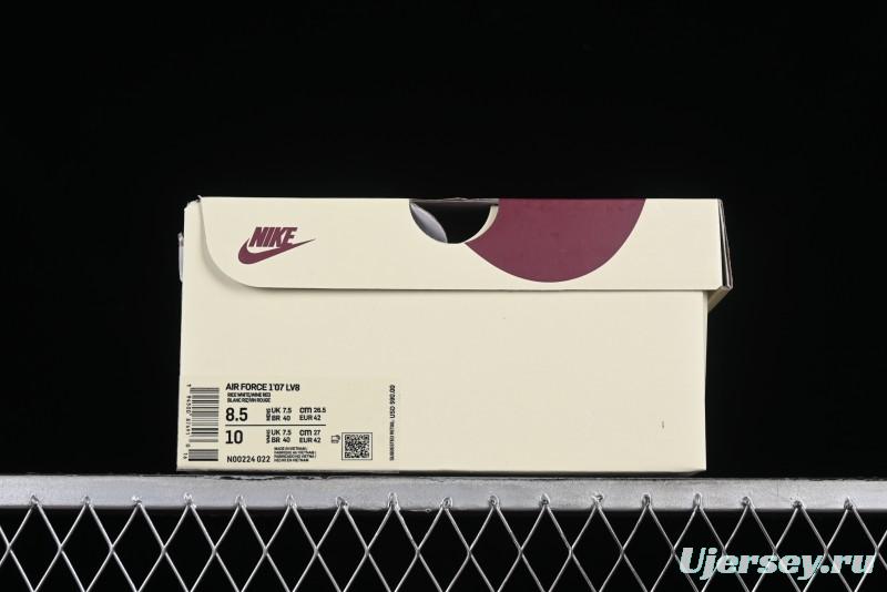 Nike Nocta x Nike Air Force 1 '07 Low Casual Sneakers with 3M Reflective Details and Full-Length Air Cushion - NO0224-022