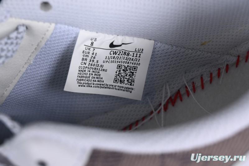 Nike Air Force 1 '07 Low Custom Casual Sneakers with Full-Length Air Cushion - CW2288-111