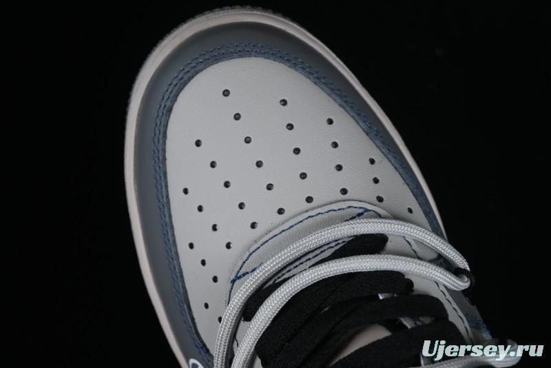 Nike Air Force 1 '07 Low Custom Strap Casual Sneakers with Kaws Collaboration - KS6869-333