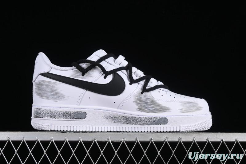 Nike Air Force 1 '07 Low Custom Anime Theme Spray Paint Swoosh Casual Sneakers - ZH0316-011