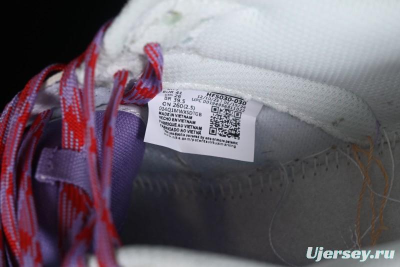 Nike SB Dunk Low Casual Skateboarding Shoes in Purple with Black Swoosh - HF5030-030