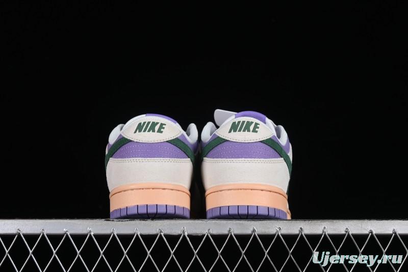 Nike SB Dunk Low Casual Skateboarding Shoes in Purple with Black Swoosh - HF5030-030
