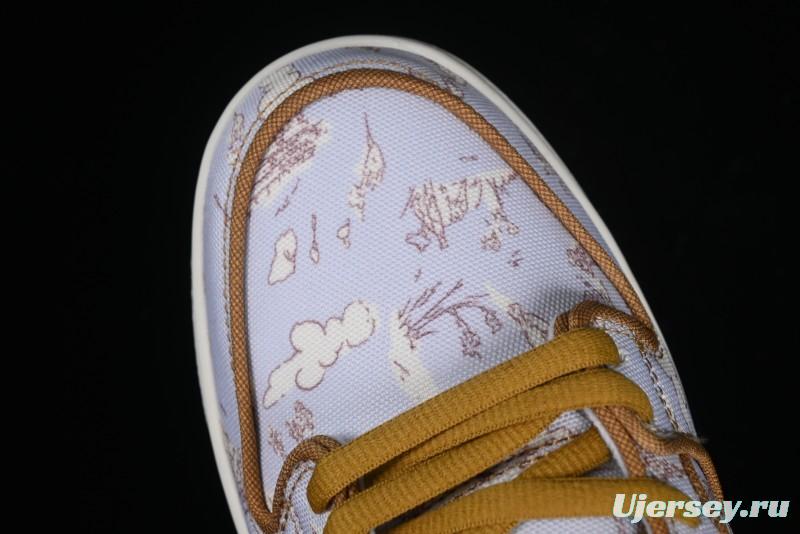 Nike SB Dunk Low Premium "Pastoral Print" Skateboarding Shoes - FN5880-001