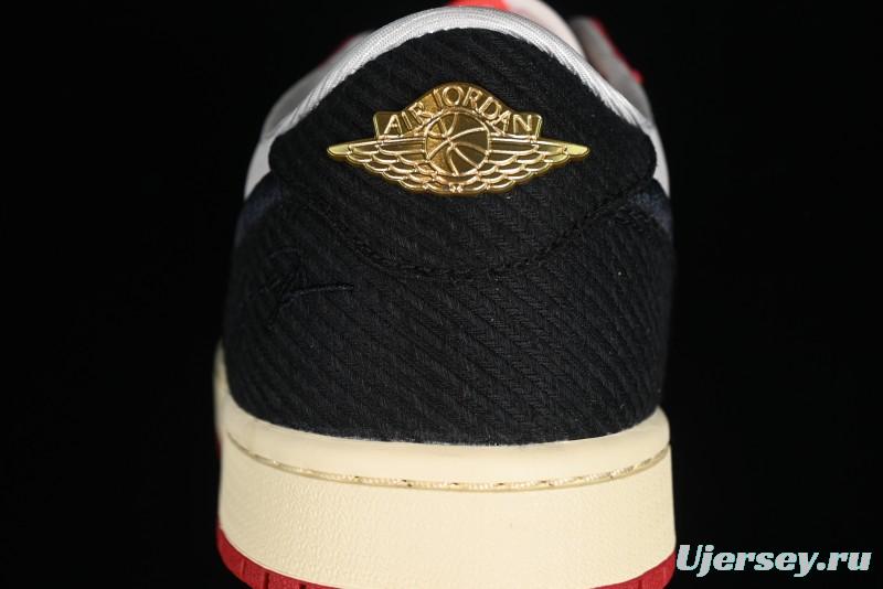 Nike Trophy Room x Jordan 1 Low OG "Away" Casual Sneakers - FN0432-100