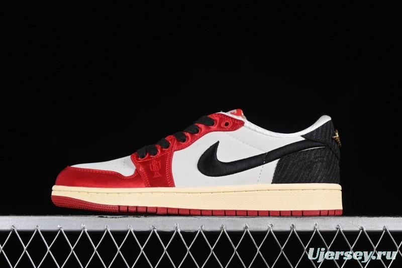 Nike Trophy Room x Jordan 1 Low OG "Away" Casual Sneakers - FN0432-100