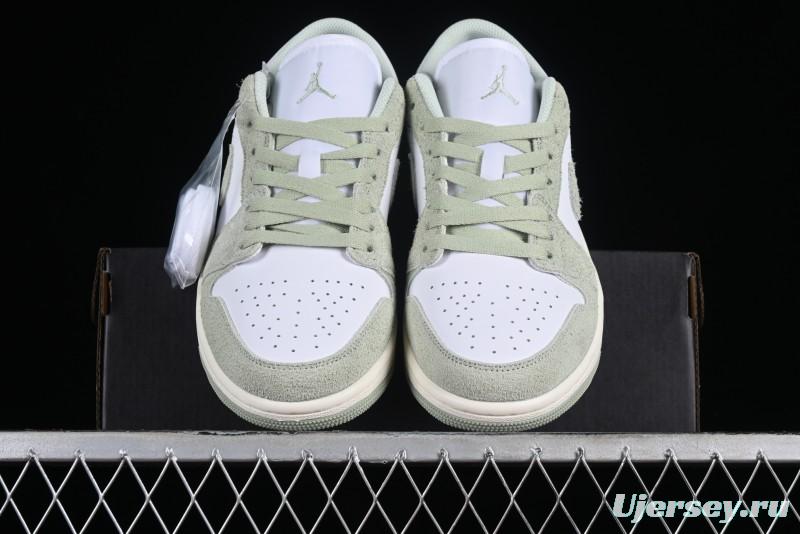 Nike Air Jordan 1 Low AJ1 Apple White Green Low-Top Lifestyle Basketball Shoes - FN5214-131