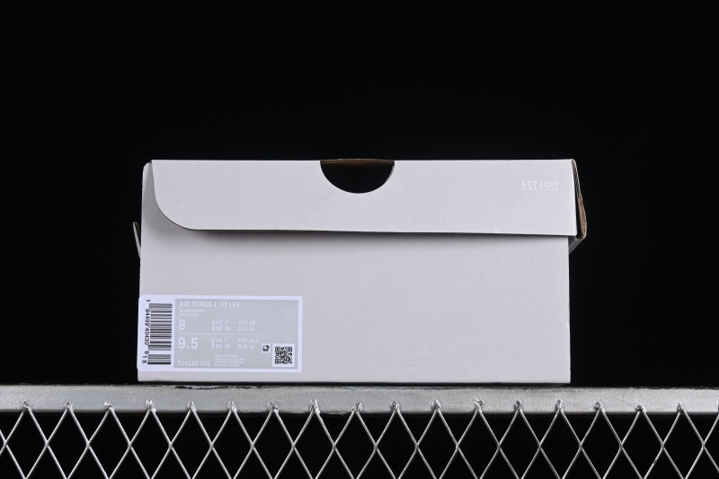 Nike Air Force 1 '07 Low Black Green Canvas Casual Sneakers - FJ4160-001