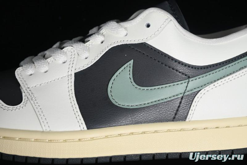 Nike Air Jordan 1 Low AJ1 Black Green Casual Sneakers - DC0774-001