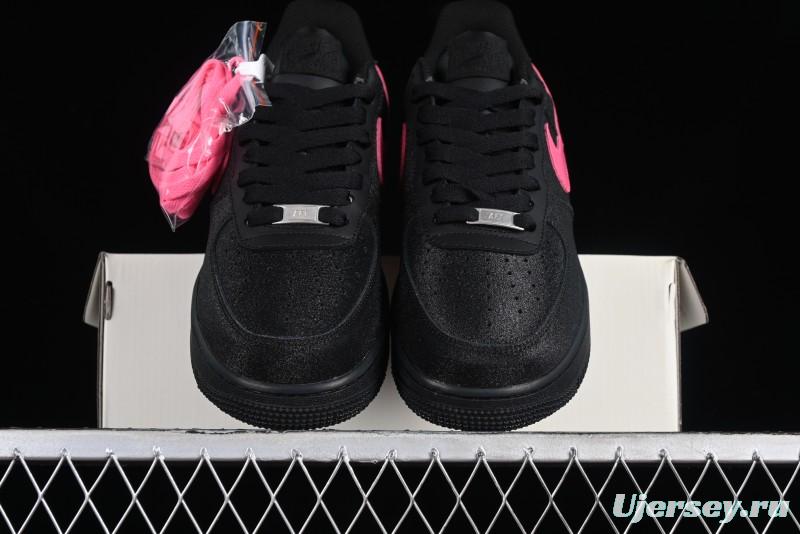 Nike Air Force 1 '07 Low Casual Sneakers in Black Starry Sky - CW2288-015