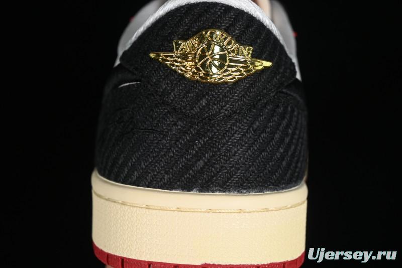 Nike Trophy Room x Jordan 1 Low OG "Away" Casual Sneakers - FN0432-100