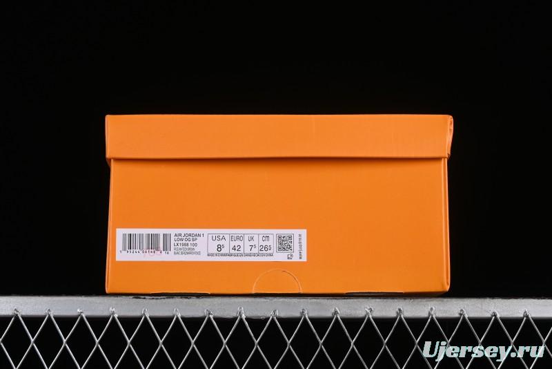 Nike Air Jordan 1 Low OG SP Travis Scott x Fragment Design - LX1988-100