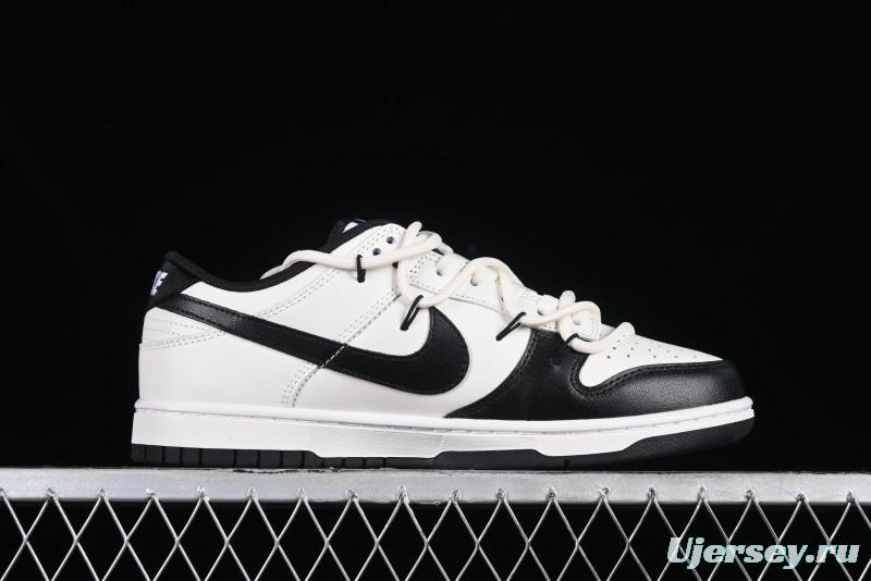 Nike Dunk Retro Saml Panda Mischief Low-Top Casual Sneakers with SB Lace and Retro Black-White Design - DD1391-100