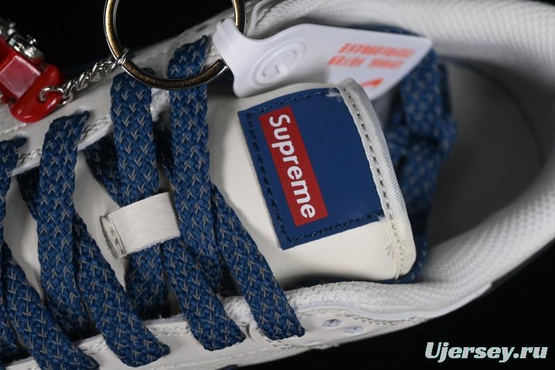 Supreme x Nike SB Dunk Low Casual Skate Shoes with Zoom Air Cushion - DQ1098-335