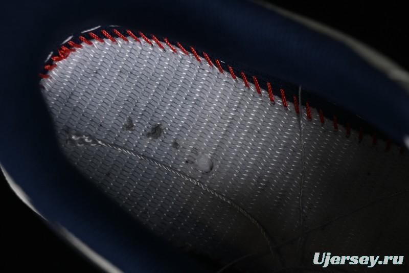 Nike Undefeated Air Force 1'07 Low Casual Sneakers in Deep Blue with Custom Leather and Reflective Details - UN2395-522