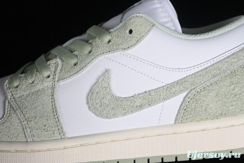 Nike Air Jordan 1 Low AJ1 Apple White Green Low-Top Lifestyle Basketball Shoes - FN5214-131