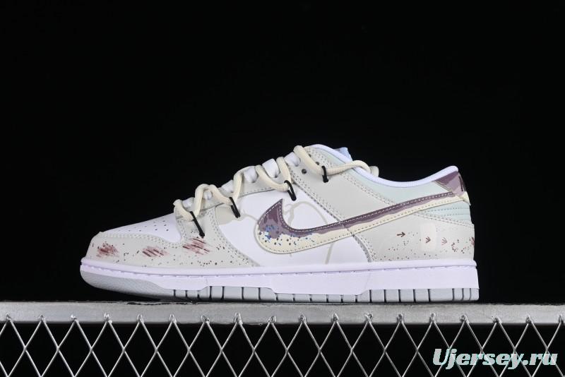 Nike Dunk Low SB 'Neutral' Urban Ruins Skate Shoes with Strap - DV0831-101