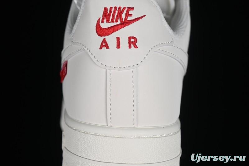 Supreme x Nike Air Force 1'07 Low Off-White Casual Skate Shoes with Zoom Air Cushion - HD1968-007