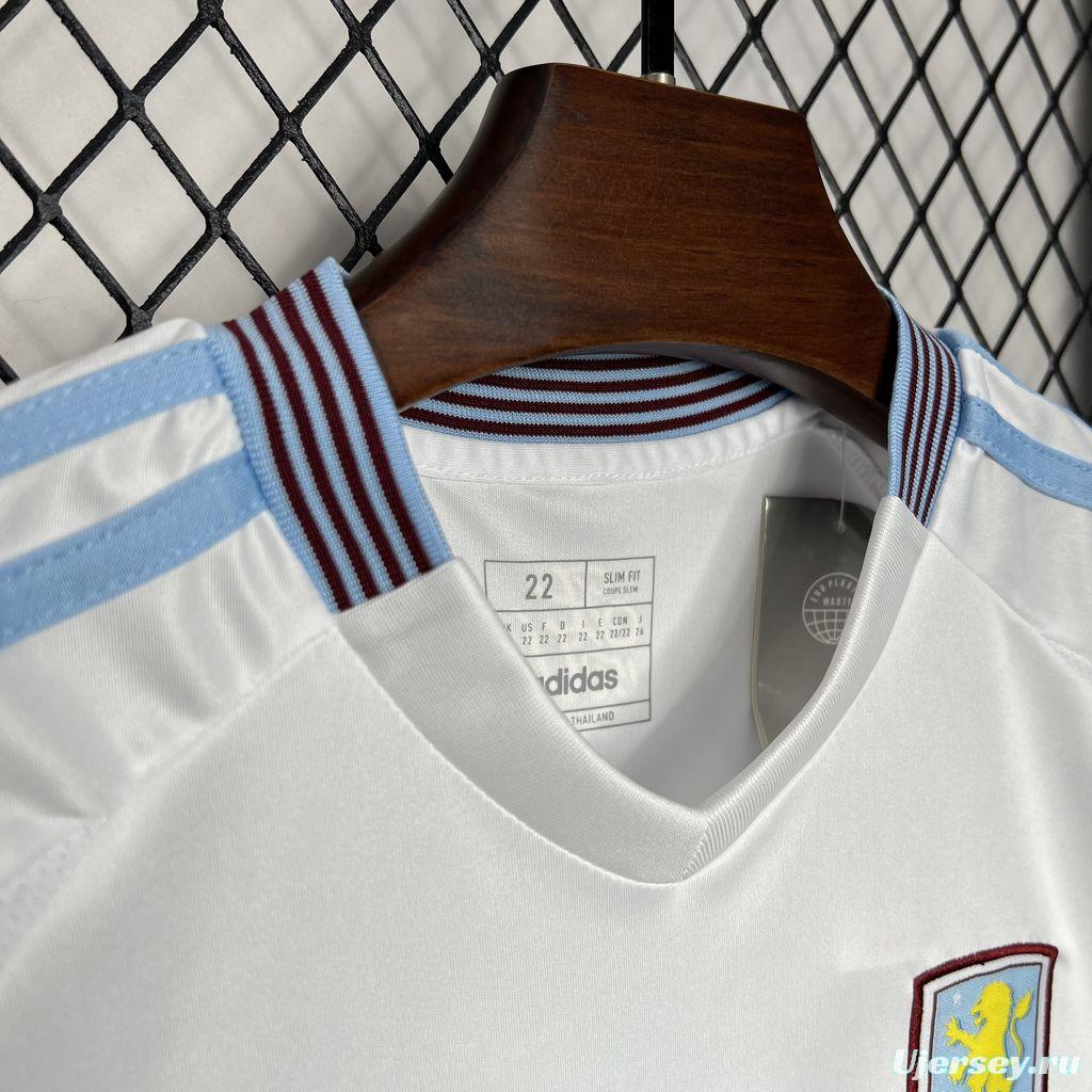 2024/25 Kids Aston Villa Away Kit