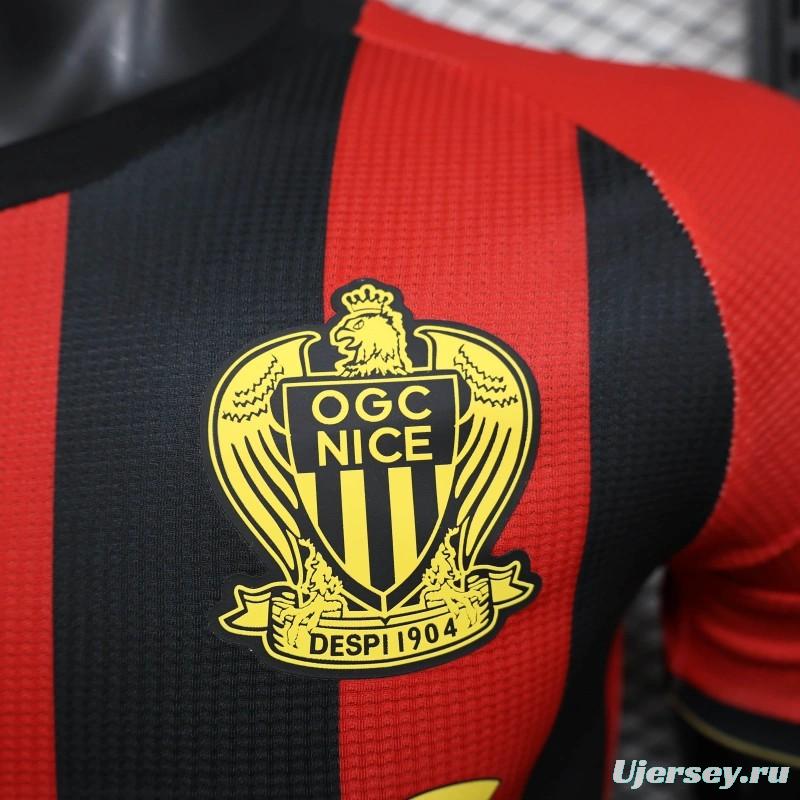 24/25 Player Version OGC Nice Home Jersey