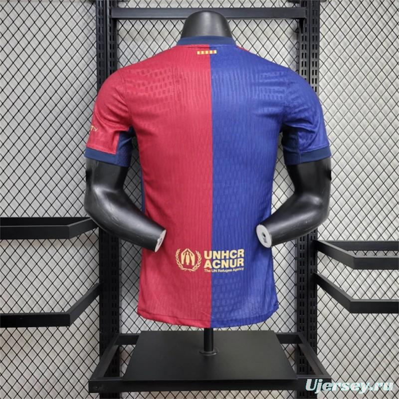 Player Version 24/25 Barcelona Coldplay Home Special Jersey