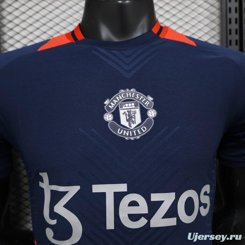 Player Version 24/25 Manchester United Navy Pre-Match Jersey