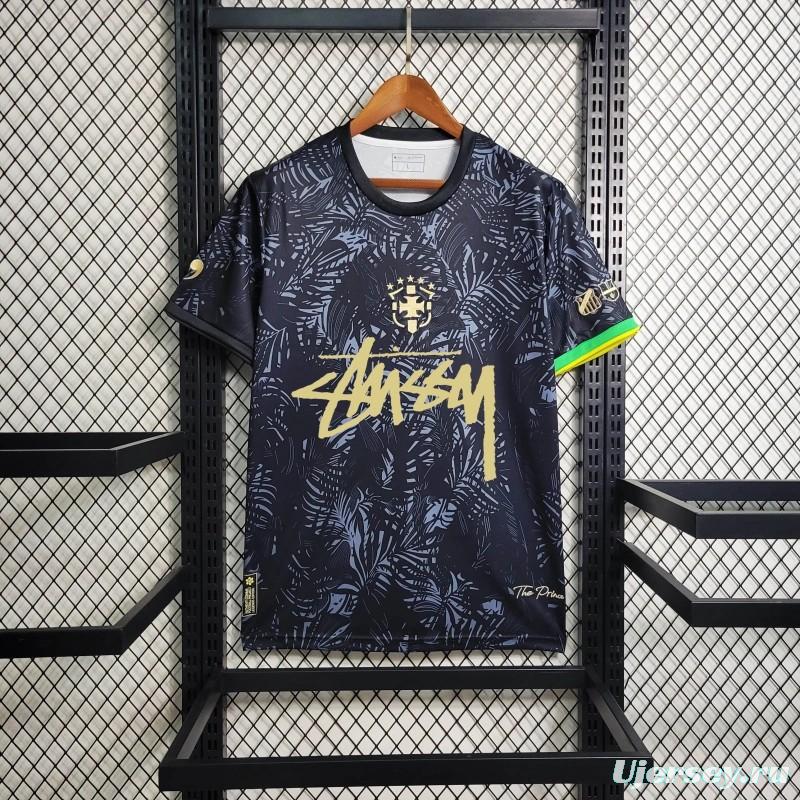 2024 Brazil x Stussy Black Special Jersey