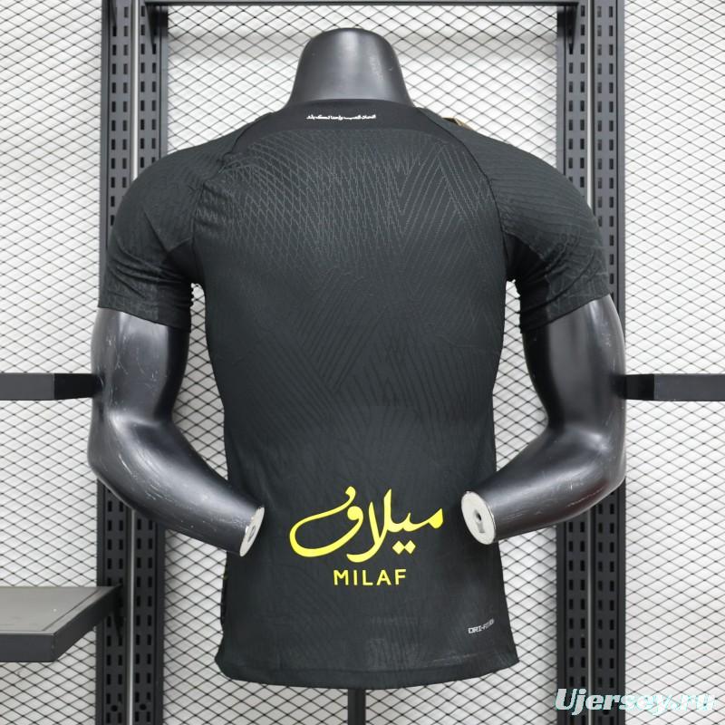 Player Version 24/25 Al-Ittihad Third Black Jersey