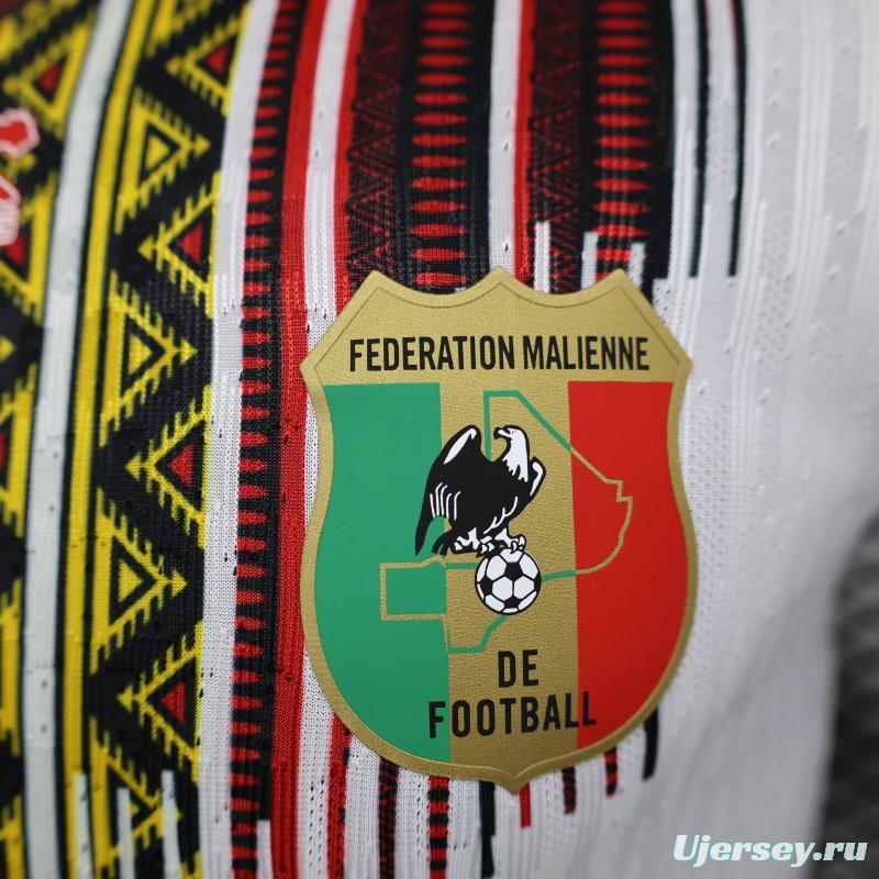 Player Version 2024 Mali Home White Jersey